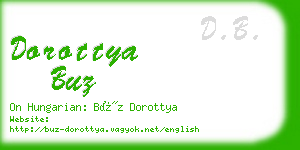 dorottya buz business card